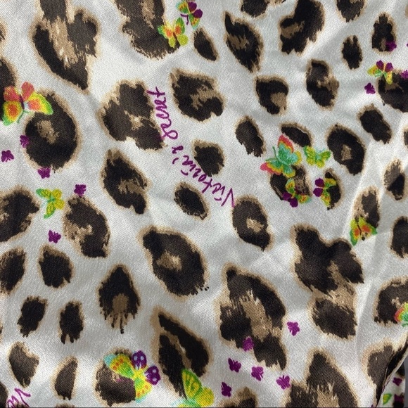 VICTORIA'S Secret animal print open back slip on camisole Sz S - Picture 3 of 9